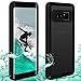 Feagar Waterproof Note 8 Case | Touchable Heavy Duty Protection Cellphone Cover | Underwater Full Body Shock-Proof Dirt-Proof Soft Cases for Galaxy Note 8 (6.3'') Black