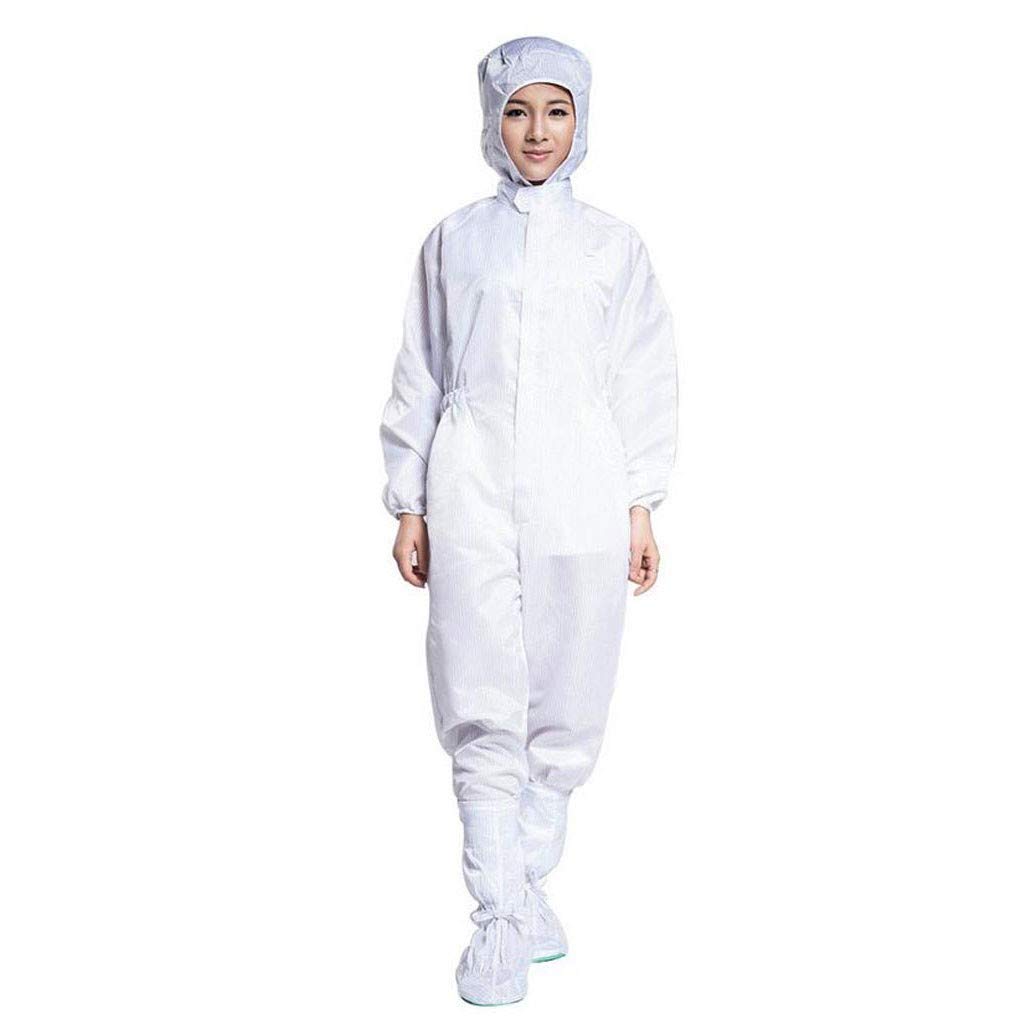 MORETIME Male and Female Couple Models of Anti-Static Dust-Free Clothes Overalls Hooded