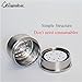 CAPSULONE stainless steel refillable capsule compatible with illy coffee maker machine filter