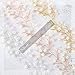 Artio Bride Wedding Hair Vine Accessory Pearl Hair Piece Girls Bridal Headpiece for Women and Baby Girls (Silver)