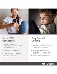 NETGEAR AC1000 Router WiFi inteligente de doble banda