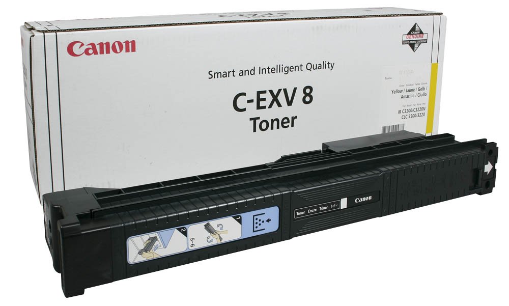 Canon C-EXV 8 (rebadged GPR11 GPR-11 ) - laser toner printer copier cartridge - 1 x yellow - CEXV-8 CEXV8 for - IRC 3220 IRC 3200 IRC 2620 IRC3220 IRC3200 IRC2620