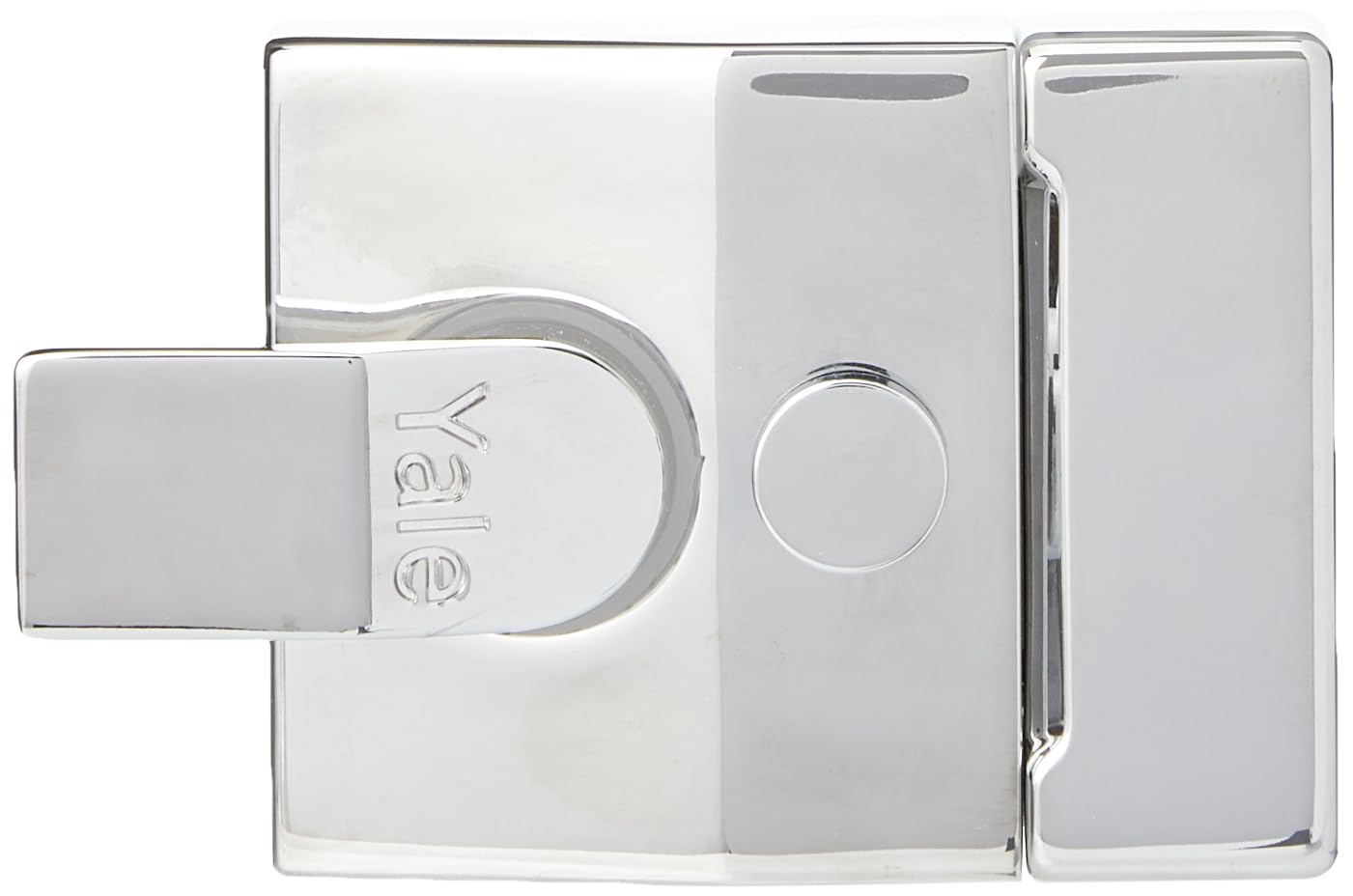 Yale YALP85CHCH P-85-CH-CH-40-Deadlocking Nightlatch Finish, High Security with Automatic Deadlock, Polished Chrome, 40