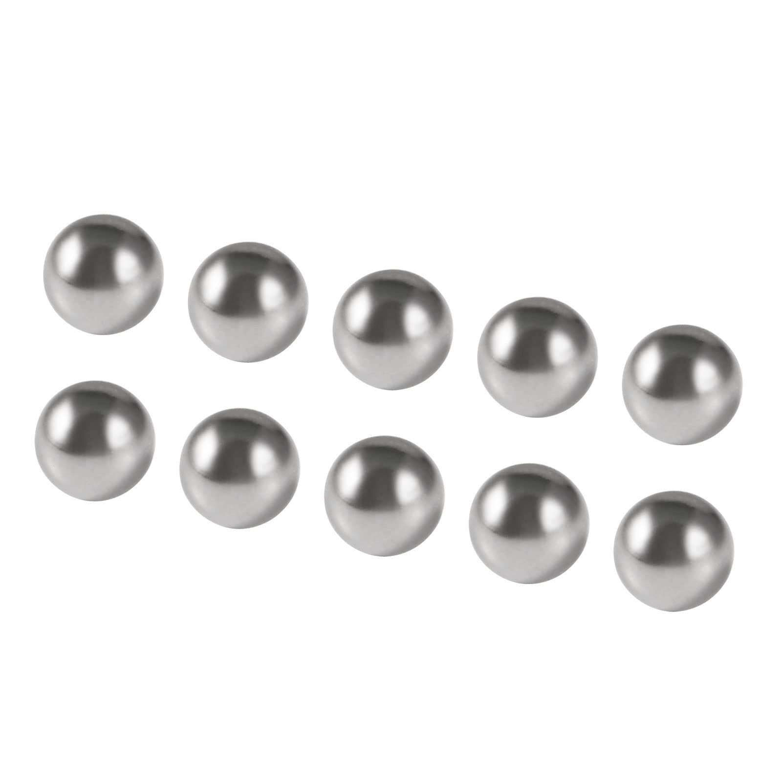 sourcing map 55 Pcs 10mm Diameter Carbon Steel Bearing Balls for Bicycle