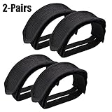 Outgeek 1 Pair Bike Pedal Straps Pedal Toe Clips Straps Tape for Fixed Gear Bike