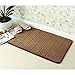 VANRA(tm) Bath Mat Bath Rugs Anti-slip Bath Mats Anti-bacterial Non-slip Bathroom Mat Soft Bathmat Bathroom Carpet for Baby Kids Safety with Memory Foam Coral Velvet Fabric 19.7