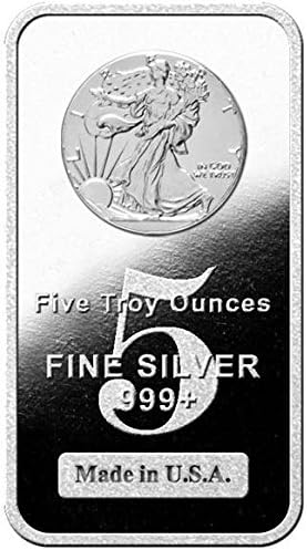 5 oz Walking Liberty Silver Bars