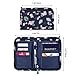Passport Wallet Holder for Men&Women,RFID Blocking Travel Waterproof Credit Card&Money Bag Multifunctional Family Zipper Cellphone Accessories Storage Boarding Passes Organizer (Flamingo)