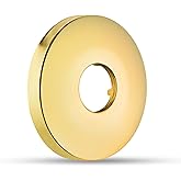 OFFO Shower Arm Flange Bright Gold 2.5" in Outer Diameter Replacement Shower Head Arm Escutcheon Plate Suitable for Most Bran