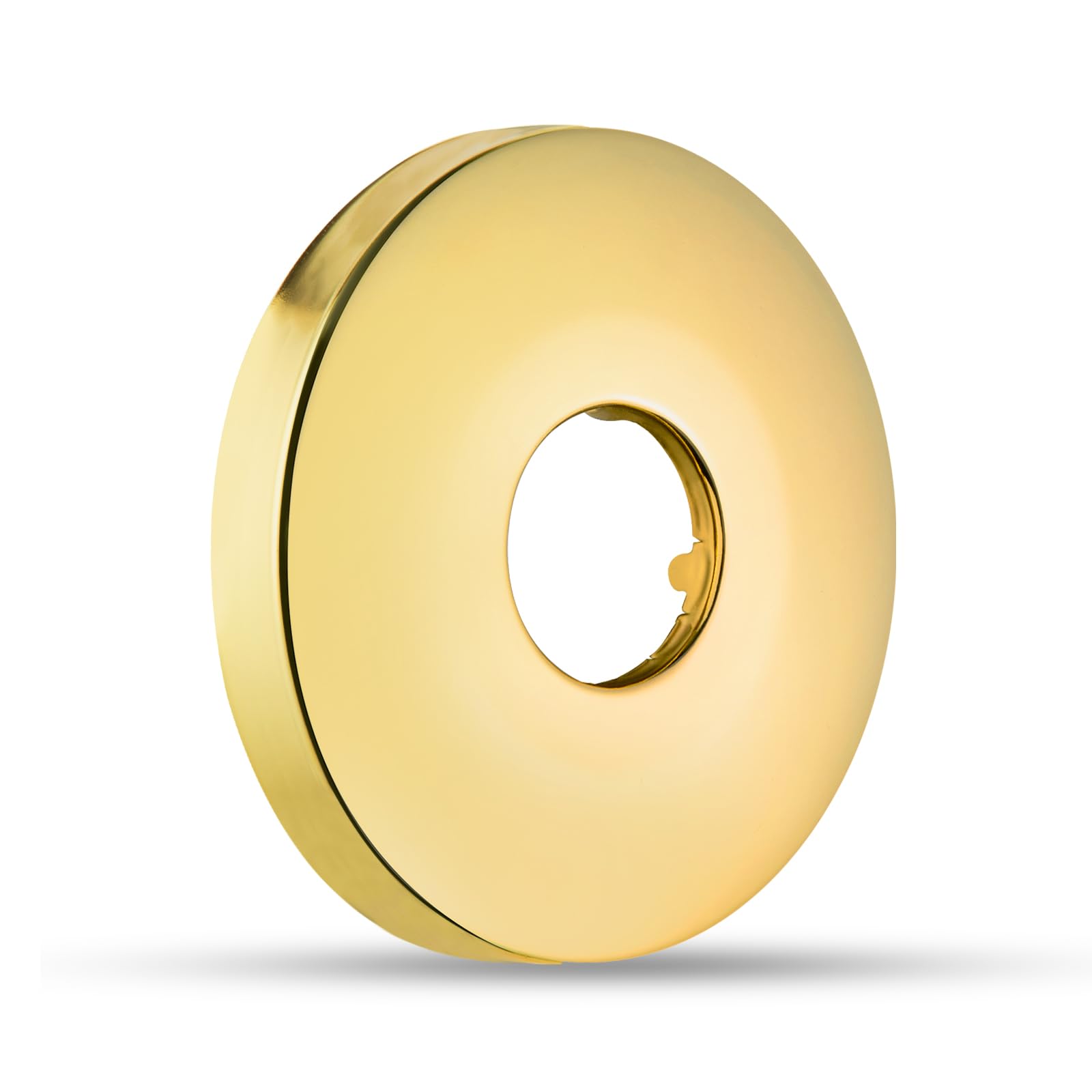 Photo 1 of OFFO Shower Arm Flange Bright Gold 2.5" in Outer Diameter Replacement Shower Head Arm Escutcheon Plate Suitable for Most Brands Head Arms