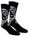Star Wars Mens Casual Crew Socks 3 Pair Pack (One Size, Dark Side Black)