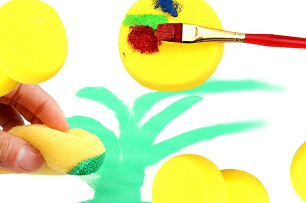LIGONG 25 Pieces Paint Density Sponges Synthetic Artist Sponges Watercolor Sponges for Graffiti Painting, Art Crafts, Pottery