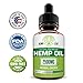 Hemp Oil 2500 for Pain Relief - Hemp Oil for Stress Support - Anti Anxiety, Sleep Supplements - Herbal Drops - Rich in MCT Fatty Acids - Natural Anti Inflammatory for Relaxation - No CBD