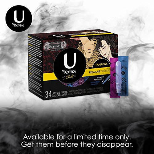 U By Kotex Click Tampon Regular Absorbency Carmilla Limited Edition Unscented 34 Count Pack Of 6 Pricepulse