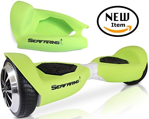 Silicone Case for SWAGTRON T5 Electric Self Balancing Scooter Full-Body Protector Cover Skin for T5 Hover Board (Scooter not included) (Lime Green)