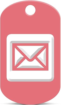 Amazon メールキーホルダーgi犬タグ刻印アソートカラーアイコンシンボル2 ピンク Dogtagfaa0 Pnk カーアクセサリ 車 バイク