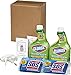 Clorox Clean-Up Bleach Cleaner Spray and S.O.S All Surface Scrubber Sponge Value Pack - Two 32 Ounce Bottles and 4 Sponges