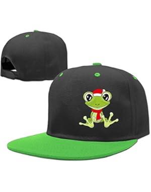 Cute Green Christmas Frog Unisex Kids Dad Hat Baseball Cap For Boys Girls