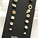 Gmai 9 Pairs/set Brincos Crystal Punk Geometric Ear Stud Earrings Piercing Gold Fashion Earring For Women