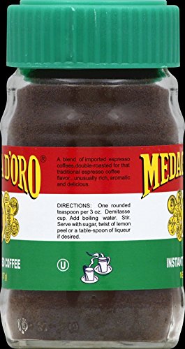 Medaglia D'Oro Instant Espresso Coffee, 2 Ounce (Pack of 12)