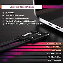 CalDigit Thunderbolt 4 Cable - 40Gbps 100W Power