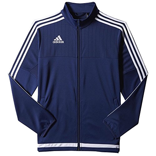 Adidas women s soccer tiro 15 training jacket, dark blu…