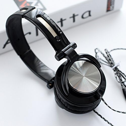 On Ear Headphones with Mic - IRuiYinGo Sibyl Stereo Wired Headset 3.5mm Stereo Lightweight Gaming Headphones with Microphone for Cell Phone, Tablet, PC, Laptop, MP3/4, Video Game (Black)