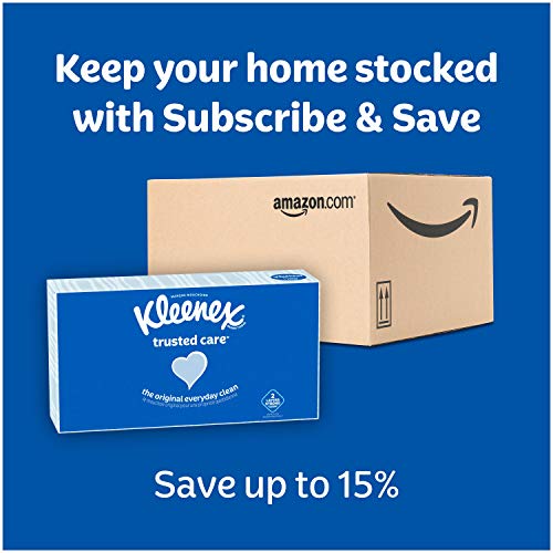 Kleenex Trusted Care Facial Tissues, 190 Count (Pack of 18) (3,420