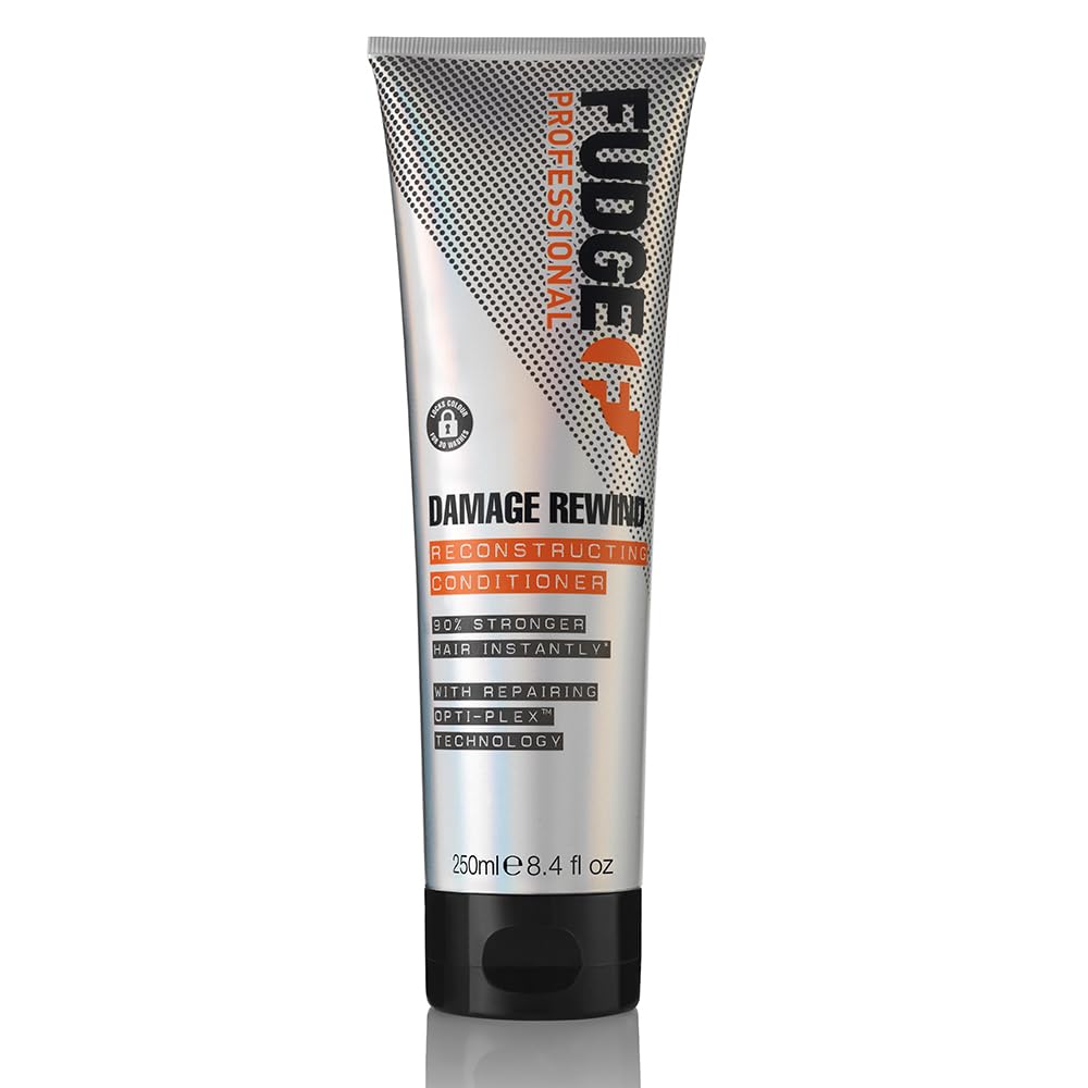 Fudge Professional Damage Rewind Reconstructing Conditioner, Hair Repair, 90 Percent Stronger Hair, Bond Repair Technology, 250 ml