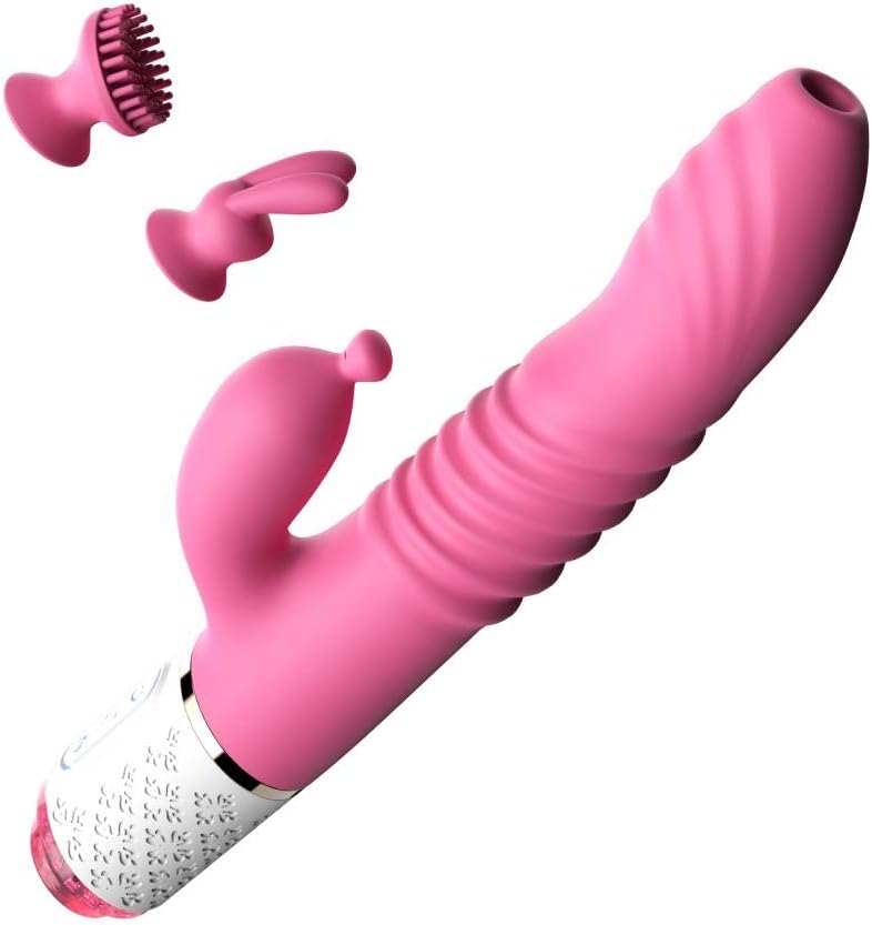 Thrusting Vibradorşex for Women Thrusting ŗabbit Virbrator Rechargeable 7 of Vibration Modes-USB Charging-Powerful Quiet-Waterproof şexy Toysfor Man şucking and Licking Tongue Ṿibrant
