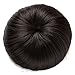 SARLA Black Brown Hair Bun Extension Updo Drawstring Ballet Buns Hair Pieces for Women Girls Lady Synthetic Donut Chignon
