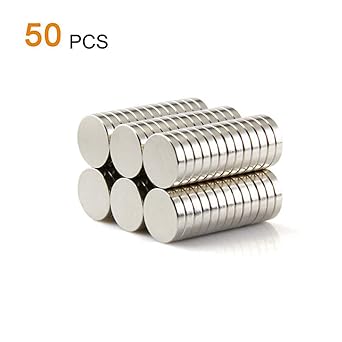Yizhet 50 Piezas Imanes de Nevera de Cilindro de neodimio Imanes ...