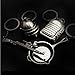 for PUBG Pistol Helmet Backpack Flat pom Keychain Four-Piece (PUBG Four Pieces)