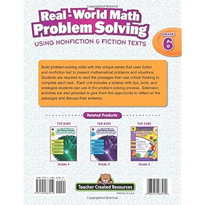 Buy Real-World Math Problem Solving Grade 6: Grade 6 Paperback – January 1, 2017 Online In Indonesia. 1420683918