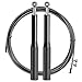 Speed Jump Rope Fitness Skipping Exercise - Adjustable Cross Jump Rope Best for Boxing MMA Fitness Training, Crossfit, Men, Women and Kids Quality Rope