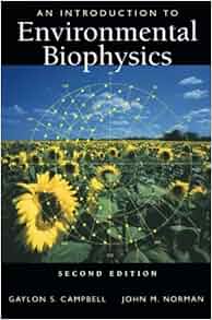 An Introduction To Environmental Biophysics Modern