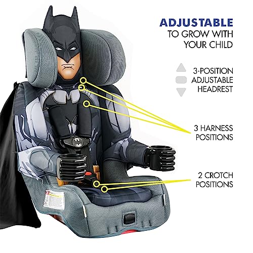 KidsEmbrace 2in1 ForwardFacing Harness Booster Seat, DC Comics Batman Caped Crusader Pricepulse