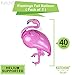 KatchOn, Huge Flamingo Party Decorations Set - 40 Inches, Pack of 32 | Pineapple Balloons and Flamingo Balloons Pink for Hawaiian Party Decorations | Flamingo Garland for Tropical Party Decorations
