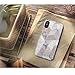 iPhone X Case,iPhone XS Case,Geometric Grey Marble,LUMARKE Slim-Fit TPU Clear Bumper Flexible Rubber Silicone Rugged Thin Protective Phone Case Cover for iPhone X/iPhone XS