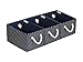 StorageWorks 5 gal.Storage Bin with Strong Cotton Rope Handle, Foldable Storage Basket, Deep Blue, White Dot Style, Large, 3-Pack