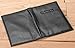 Genuine Leather Passport Wallet, Cover, Holder, Case for Travel (Onyx Black)