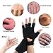 Codream Cotton Men's Gel Moisturizing Gloves Day Night Instantly Repair Eczema Dry Rough and Cracked Hands Gel Lining Infused with Essential Oils and Vitamins Black