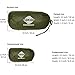 Aqua Quest Guide Tarp - 100% Waterproof Ultralight Ripstop SilNylon Backpacking Rain Fly - 10x7 Olive Drab