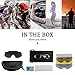 ROCKBROS Polarized Sports Sunglasses with 4 Interchangeable Lenes for Men Women