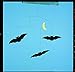 Flensted Mobiles Lucky Bats Hanging Mobile - 20 Inches Cardboard