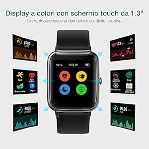 UMIDIGI Smartwatch Orologio Fitness Donna Uomo Smart Fitness Tracker, Cardiofrequenzimetro da Polso Contapassi… - immagine 4