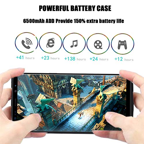 Idealforce Samsung Galaxy Note 8 Battery Case,6500mAh External Power Bank Cover Portable Charger Protective Charging Case for Samsung Galaxy Note 8