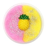 Kanzd Colorful Pineapple Mixing Cloud Cotton Candy Slime Scented Stress Kids Clay Toy (A)