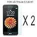 LG K7 / Tribute 5 /LG Treasure LTE Glass Screen Protector, [2 Pack] AnoKe(0.3mm 9H 2.5D) Best Tempered Glass Screen Protector FilmFor LG K7 / Tribute 5 Glass - 2Pack NEW
