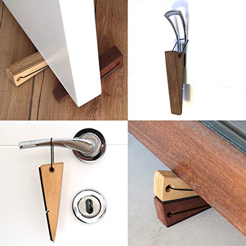 image for Bertanilhan Door Stopper Decorative Doorstop Wedge- Pack of 1, Multi S